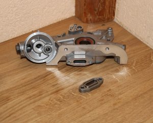 (Bild für) Flansch für Ölpumpe Z20LET für/kompatibel zu Ölansaugrohr Opel 6 46 063 646063 648372 1,7 Diesel