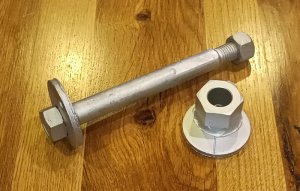 (Bild für) EXENTERSCHRAUBE MIT MUTTER FÜR/KOMPATIBEL ZU QUERLENKER RAM 1500 O.E. TEILENUMMER ZU VERGLEICHSZWECKEN: 6508333AA 6508468A A6512912AA 6508481AA 6509764AA 6512535AA 6512539AA 